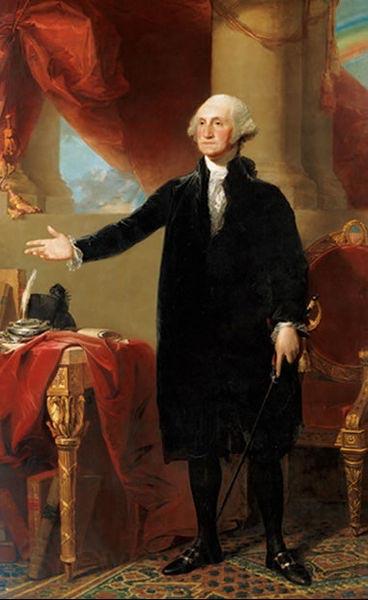 Gilbert Stuart Lansdowne portrait of George Washington Germany oil painting art